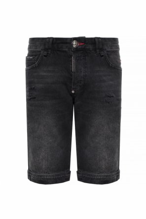 Stonewashed denim shorts, zdjęcie 1 Stonewashed denim shorts od Philipp Plein